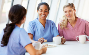 Nurses on a coffee break