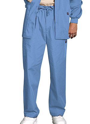 mens blue scrubs pants