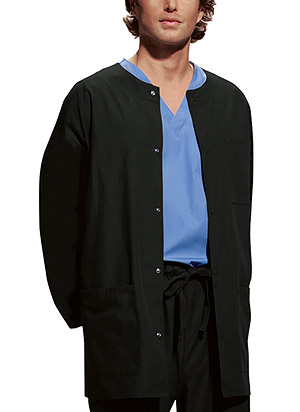 black warm up scrubs