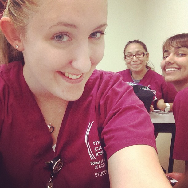 Nursing Student selfie