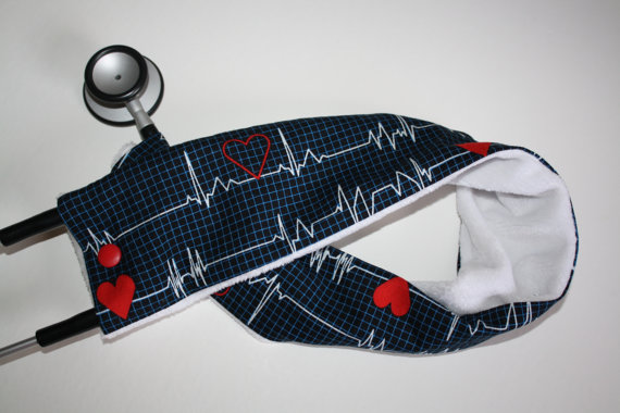 heart beat stethoscope cover