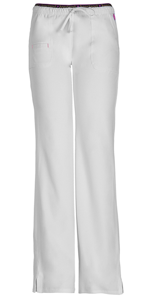 Low-Rise Drawstring Pant in White