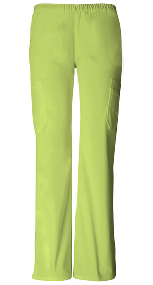 "Soul Mate" Low-Rise Pull-on Cargo Pant in Citrus Blast