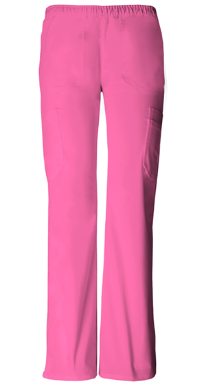 "Soul Mate" Low-Rise Pull-on Cargo Pant in Pink Party