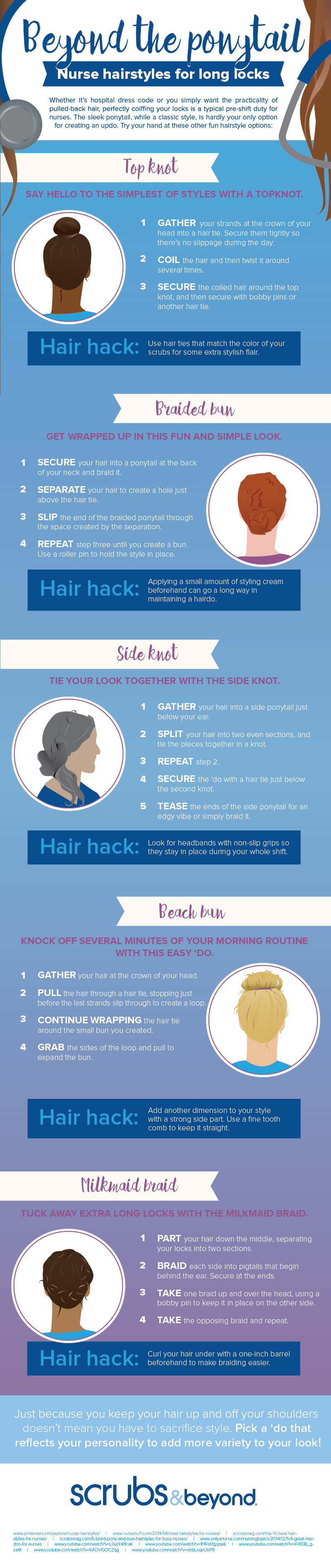 nursing hairstyles