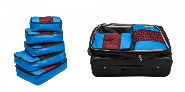 Travelwise Packing Cubes-Blue New-Horizontal