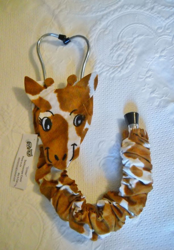 uniquely embroidered giraffe cover