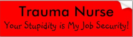 nursing bumper stickers