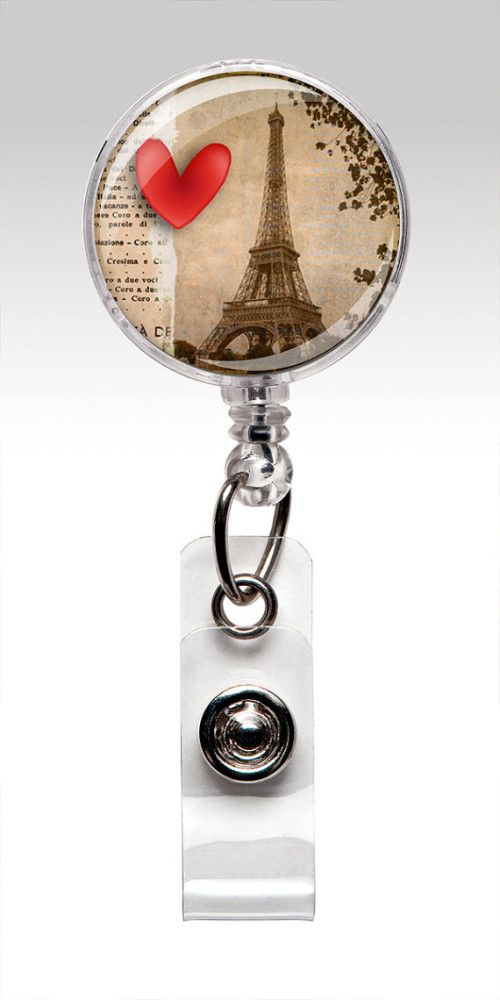 eiffel tower badge reel