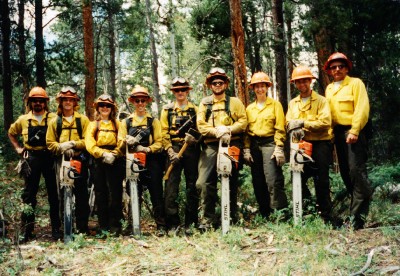 Fire Line- Grand Teton National Park 1999.