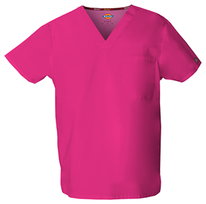 hot pink summer scrubs top