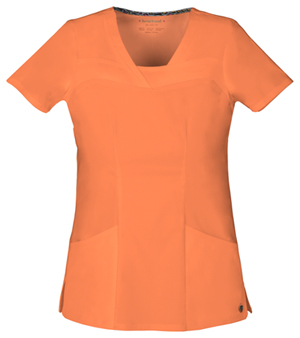 orange vneck heart and soul top