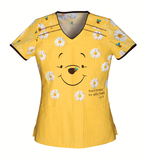 pooh scrubs tops