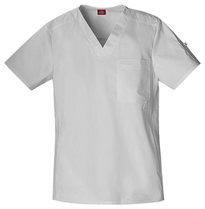 white-unisex-scrubs-top