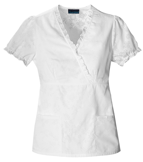 white nurse scrubs